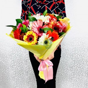 Букет из 25 гербер Милашка